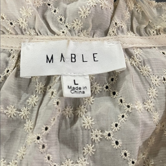 Mable Chic Cream Ruffled Dress - Picture 5 of 5